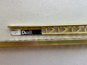 Metalowa listwa narożna profil L do płytek kolor złoty, 12mm