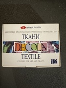 Farby do tkanin Decola 12 sztuk po 20 ml