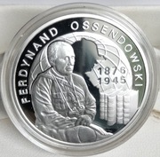 10 zł 2011  FERDYNAND ANTONI OSSENDOWSKI  Ag 925  NBP  UNC