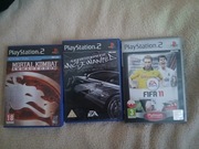 Gry ps2 Mortal Kombat Armagedon, Need for speed black edition i Fifa 11