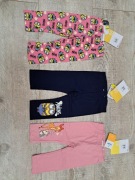 Getry/ legginsy 3/4 - Minionki, Bambi -  pary - rozm 98