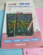KOGABANNY TABLET DO RYSOWANIA DLA DZIECI LCD 22X14CM ZESTAW 2SZT RÓŻ,BLUE 