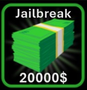 20000$ w grze Jailbreak na Roblox