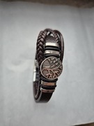 Modna Bransoletka szczęścia drzewo szczęścia skórzana Różne kolory