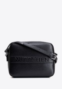 Wittchen Skórzana torebka crossbody listonoszka pudełkowa czarna
