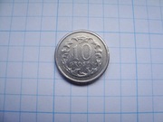 Polska moneta 10 gr groszy 2004