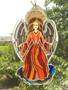 Witraż Anioł (ozdoby na okno)