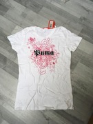 T-SHIRT PUMA CRAZIER ROZMIAR L BIAŁY NADRUK