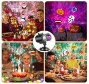 Projektor święta, nowy rok, urodziny 14 slajdów