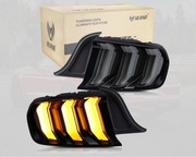 Ford Mustang VI 2015 - 2023 tylne lampy EU VLAND z (żółtym kierunkowskazem)