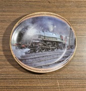 POCIĄG Śliczny talerz ozdobny DAVENPORT Philip D. Hawkins BRADEX