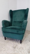 Fotel uszatek zielony