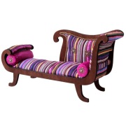 Miniaturowa sofa meble do domku dla lalek w stylu królewskim skala 1:6