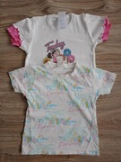 2 x Bluzka koszulka t-shirt rozm. 86/92 - 18/24 m-ce + gratis 