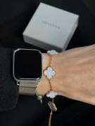 Bransoletka koniczynki ze stali nierdzewnej