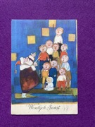 Leonia Janecka Pocztówka Boże Narodzenie Wesołych Świąt 