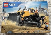 Lego city 60466 - żółty buldożer z ładowarką