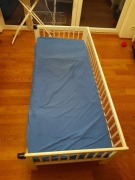 Łóżko dla dziecka 70 x 160 IKEA Kritter + Materac Dziecięce Transport