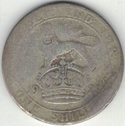 Wielka Brytania 1 szyling shilling 1921 - 23,59 mm - srebro Ag - nr 2