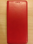 Etui pokrowiec książka skórzane skóra Oppo reno 4 lite czerwone jak nowe