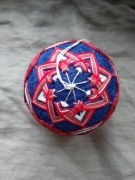 Bombka ozdobiona haftem temari (4)