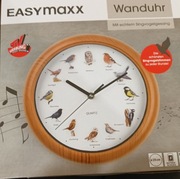 Zegar ścienny wydaje odgłosy ptaków 