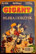 Komiks Gigant Poleca 5/98 Mleka i igrzysk