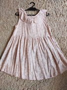 Sinsay sukienka letnia z wiązaniem i falbaną 122