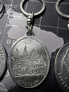 Wrocław brelok posrebrzany z karabińczykiem