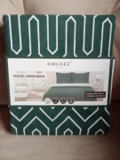 Zielona pościel SMUKEE 220/200+2x70/80 komplet pościeli bawełna 100%   