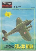 Samolot Pościgowy PZL-38 WILK Mały Modelarz 4-5/2000