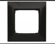 Simon 54 ramka pojedyncza czarna matowa