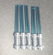 lego 5sztuk mieczy świetlnych niebieskich 
