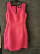 malinowa sukienka EMO L