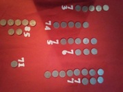 Monety 50 gr. 1971-1988.61 sztuk Okazja.