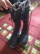 śniegowce damskie norweski wzór lidl