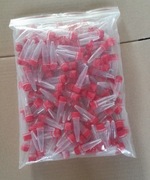 Mikroprobówka fiolka Eppendorf nakrętka czerwona 1.5 x 200 szt