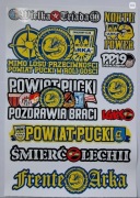 Vlepki ARKA GDYNIA - Powiat Pucki A4, Lech, Cracovia # 146