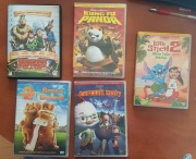 Kung Fu Panda + Lilo i Stich 2 + Kurczak Mały +Garfield 2+Czerwony Kapturek