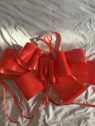 Duża kokarda na prezent czerwona