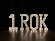 1 ROK | NAPIS | LITERY 3D | wynajem