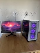 Zestaw komputera ta monitora gtx 1080 i7-9700k 24 GB ram 750w Corsair