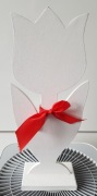Dzien Babci Walentynki tulipan drewniany 30 cm