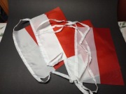 Polskie chorągiewki łańcuch z flag do powieszenia 