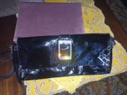 Torebka czarna lakierowana Nowa vintage 