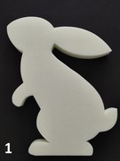 Zajączek wielkanocny - Ozdoba ze styroduru