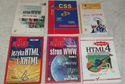 książki o tworzeniu stron internetowych 10 zł każda 
