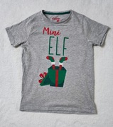Elf pomocnik Mikołaja r..146-152 t-shirt Boże Narodzenie 