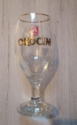 Szklanka do piwa na stopce Okocim