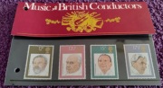 1980 Royal Mail Mint Stamps British Conductors Presentation Pack UK 4 znacz